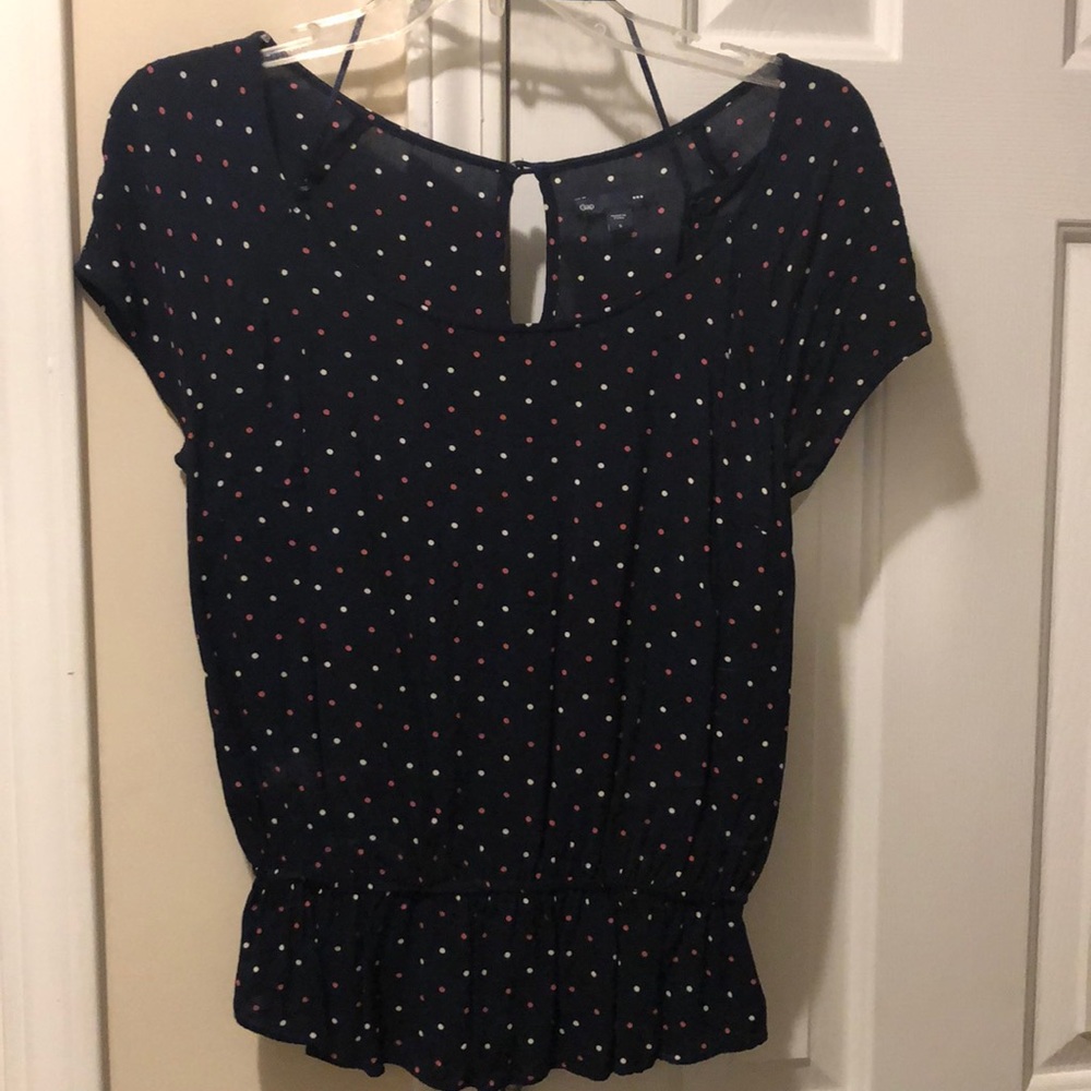 NWOT! Gap polka dot blouse!